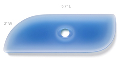 Xiem Rigid Plastic Clay Rib 8 - Blue (PCR8)